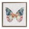 Stupell Industries Floral Flight Butterfly Wings Floating Frame, design by Nicole DeCamp
